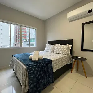 Apartamento Pos002 - Apto Novo, 2 Quartos Com Ar Condicionado, Super Completo, Ao Lado Do Shop Atlântico E Garagem, Balneário Camboriú